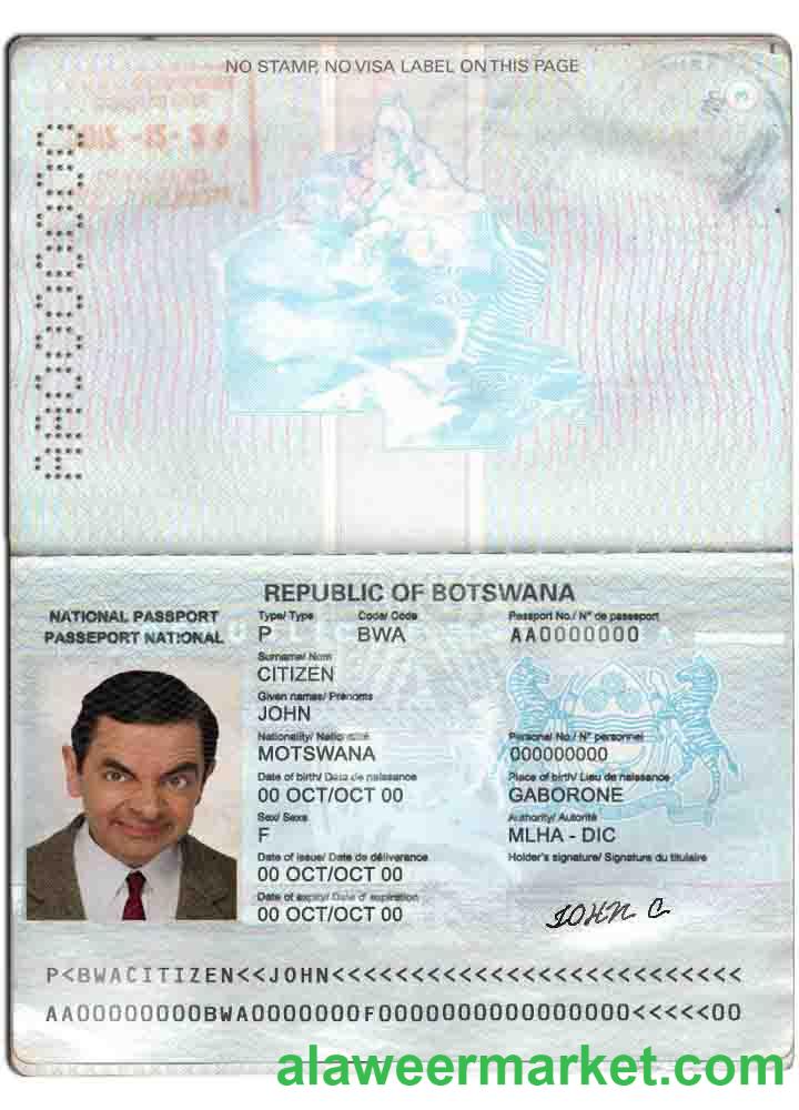 Botswana passport